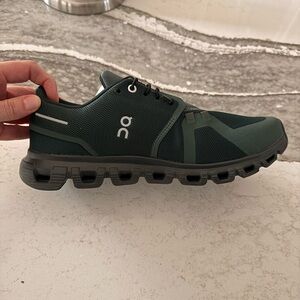 On Running Men's Dark Green Athletic Shoes